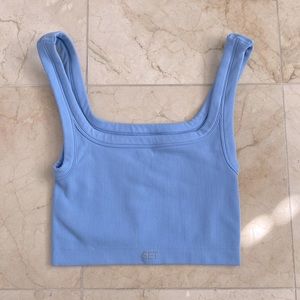 Set Active Sculptflex Box Tank Bra Blue